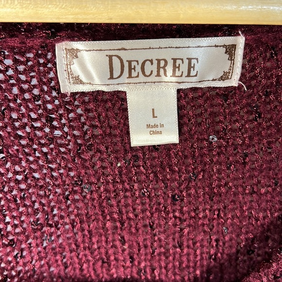 Decree Sequins Sweater - Women’s L - Picture 5 of 6